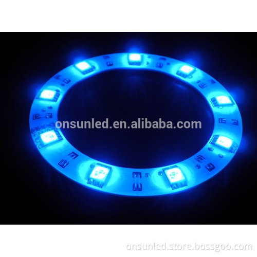 Factory price mini led light ring DC12V SMD5050 RGB